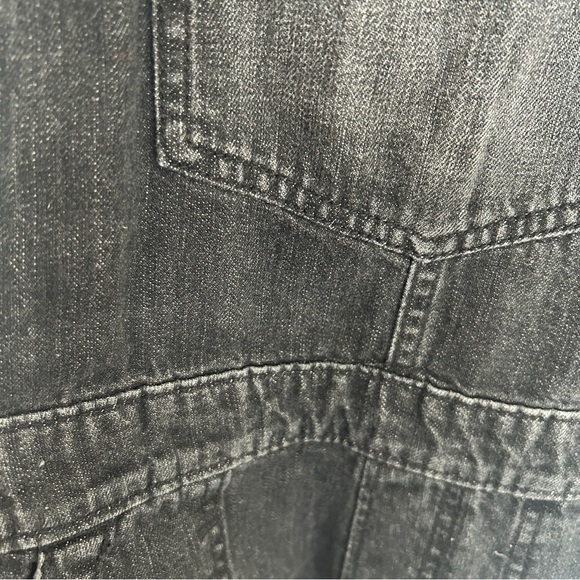 GAP Relaxed Denim Overalls Black — Size XS - Picture 3 of 5